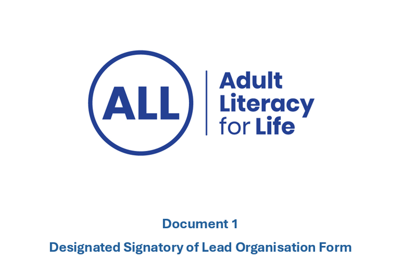 Designated Signatory of Lead Organisation